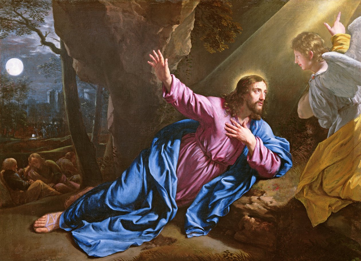 Kristus i olivernas trädgård, 1646-50 av Philippe de Champaigne
