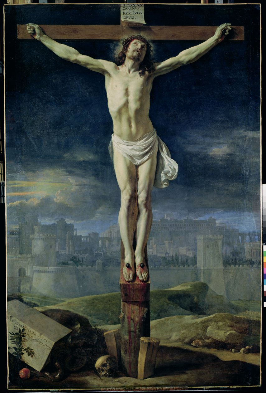 Kristus på korset, före 1650 av Philippe de Champaigne