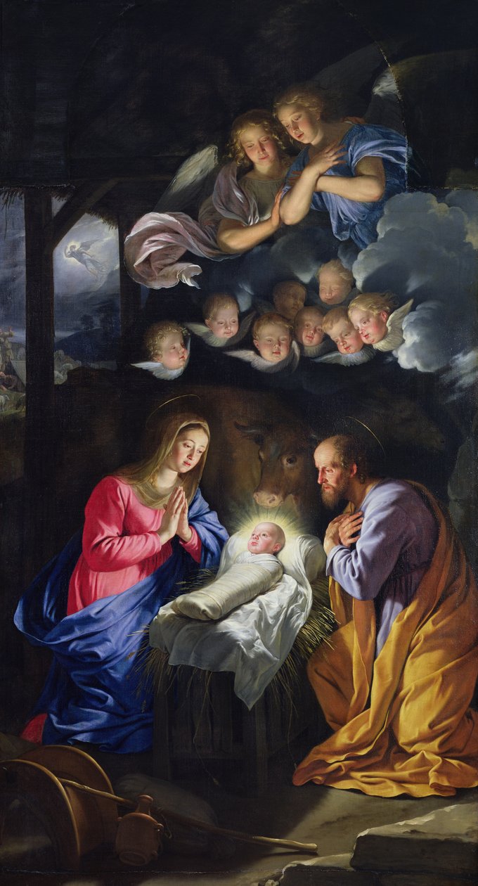 Nativity av Philippe de Champaigne