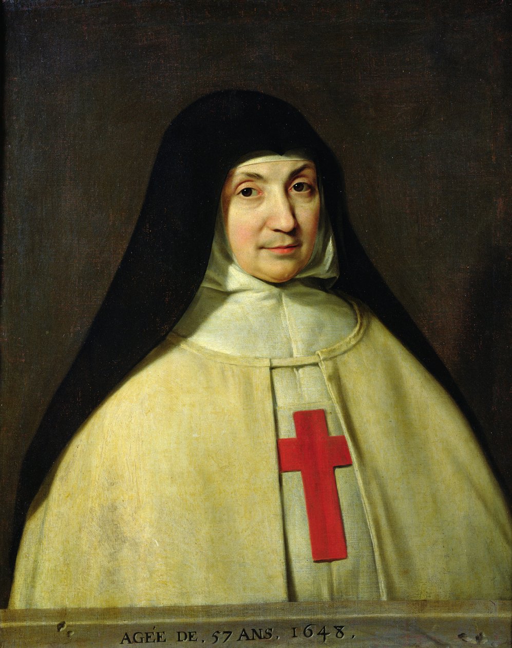 Porträtt av Angelique Arnauld d