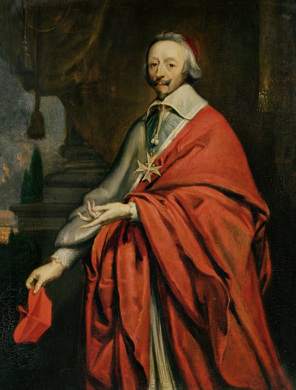 Porträtt av kardinal de Richelieu (1585-1642) av Philippe de Champaigne