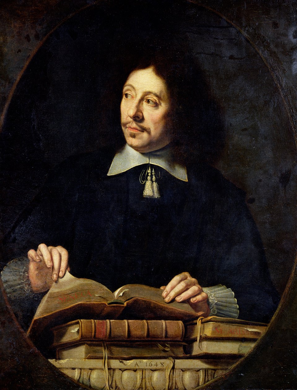 Portræt formodes at være Etienne Delafons, 1648 swed av Philippe de Champaigne