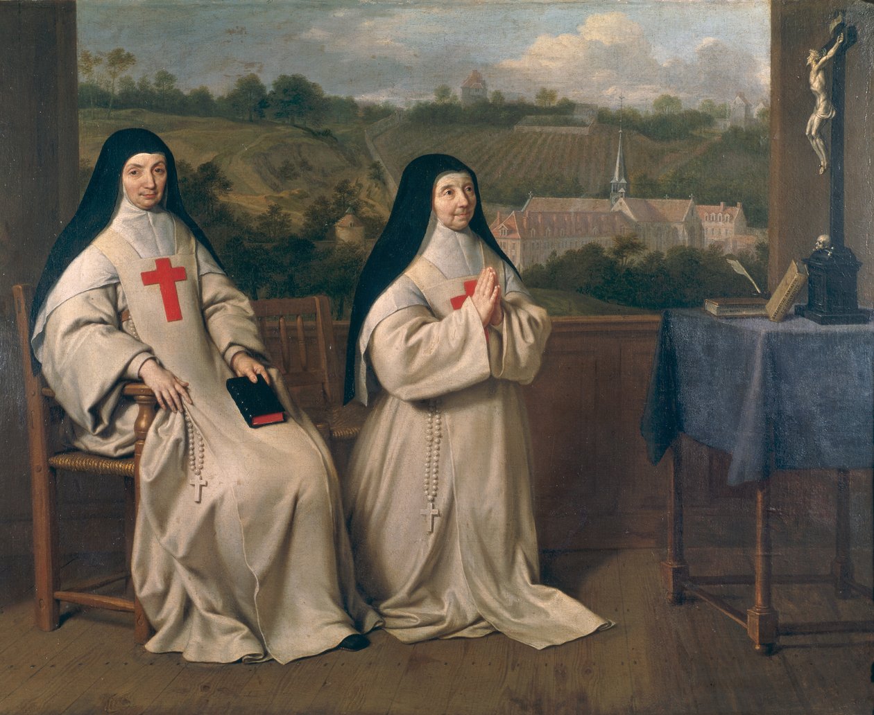 Två nunnor av Philippe de Champaigne