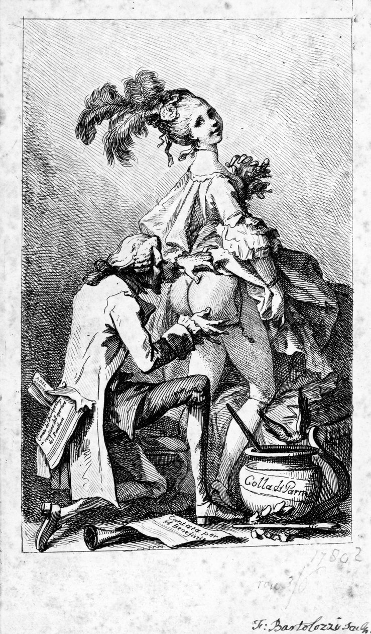 Colla di Parma, tryck gjord av Francesco Bartolozzi, c.1775 av Philippe Jacques de Loutherbourg