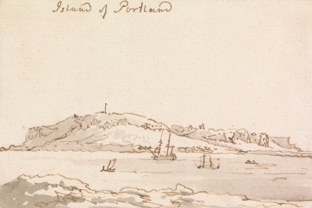 Ön Portland av Philippe Jacques de Loutherbourg