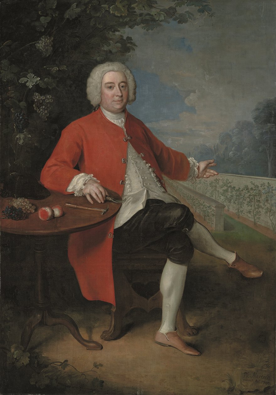 Porträtt av Ralph Crathorne av Philippe Mercier