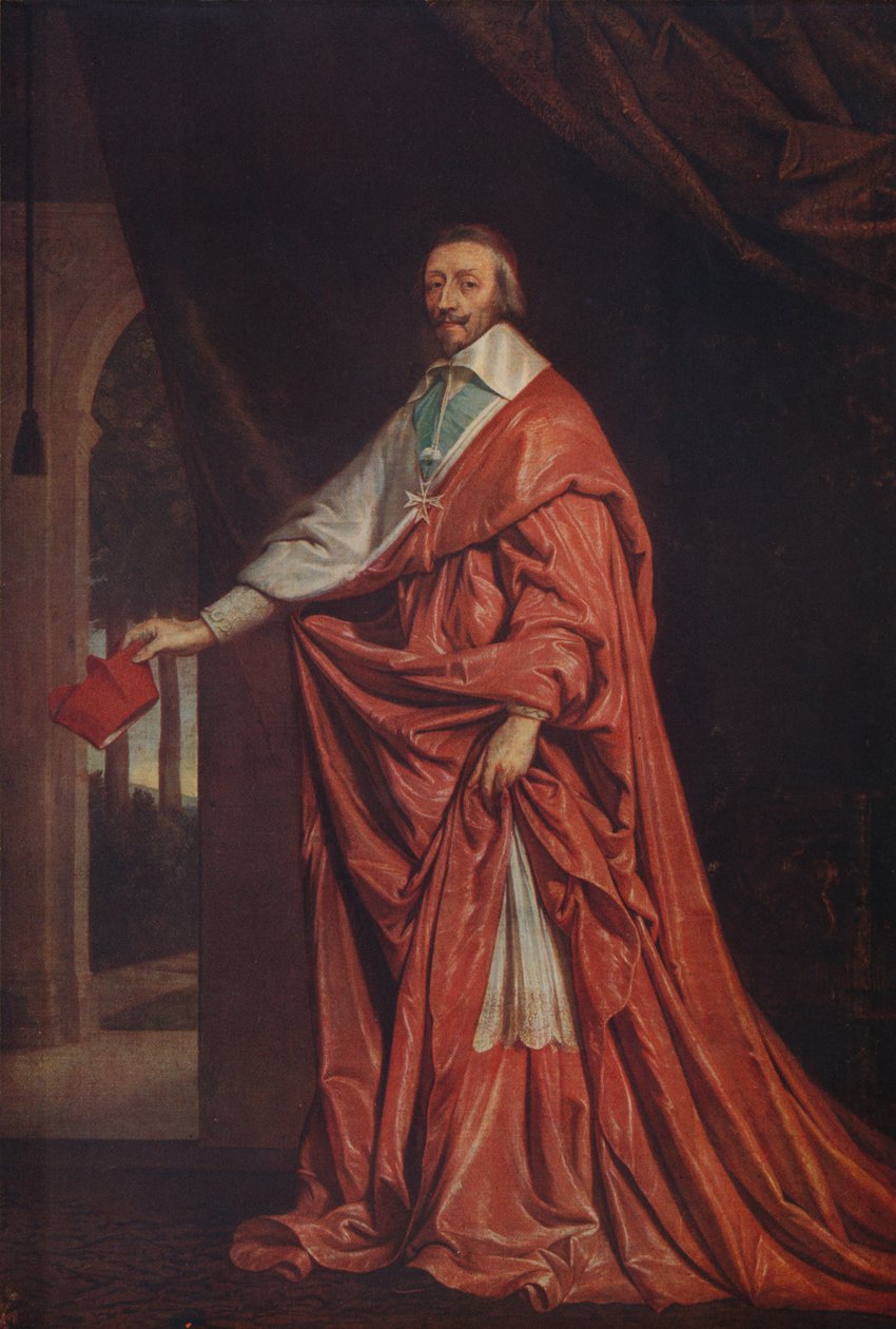 Kardinal Richelieu, 1633-1640, c1915 av Philippe de Champaigne