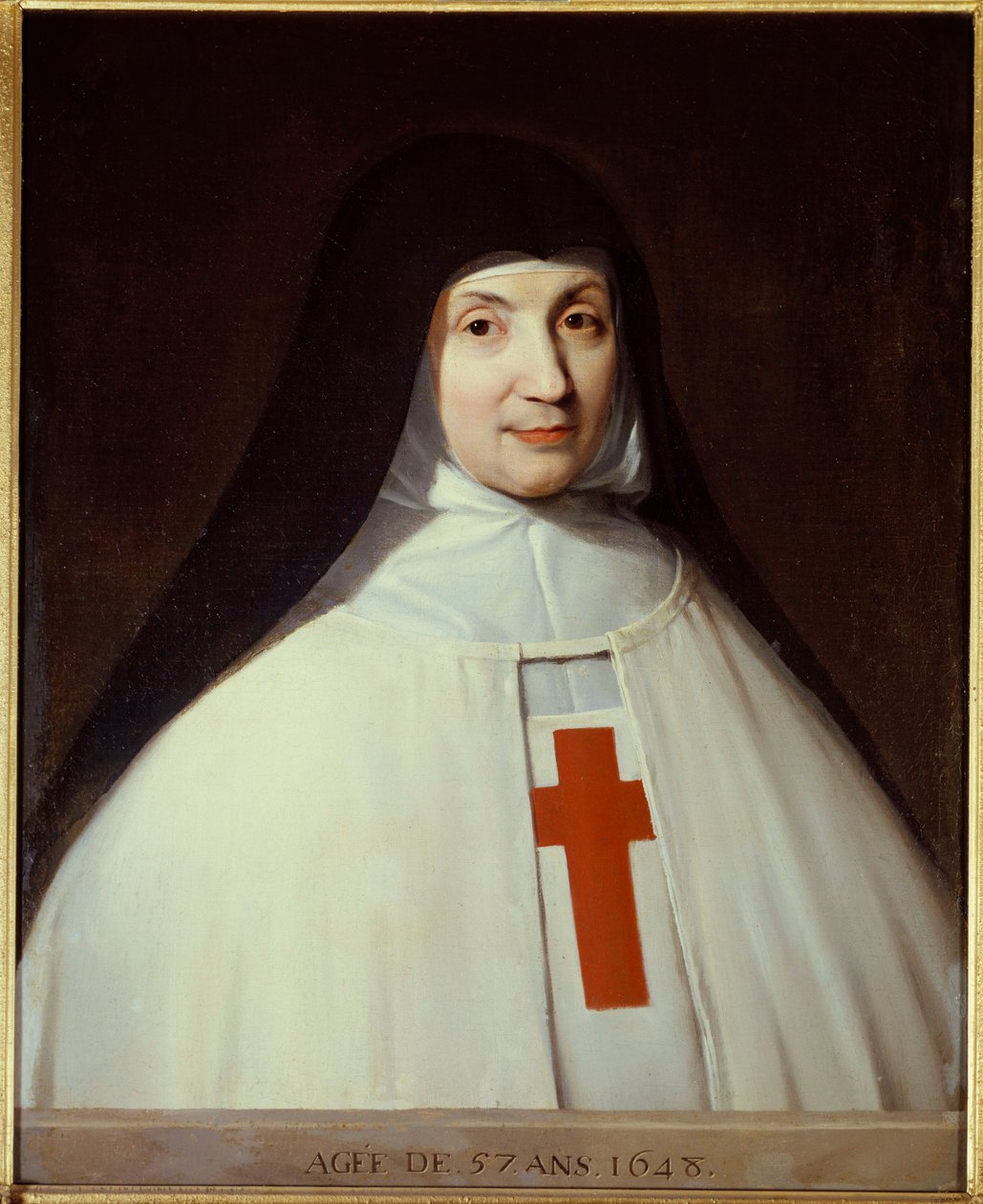 Porträtt av mamma Angelique Arnauld av Philippe de Champaigne