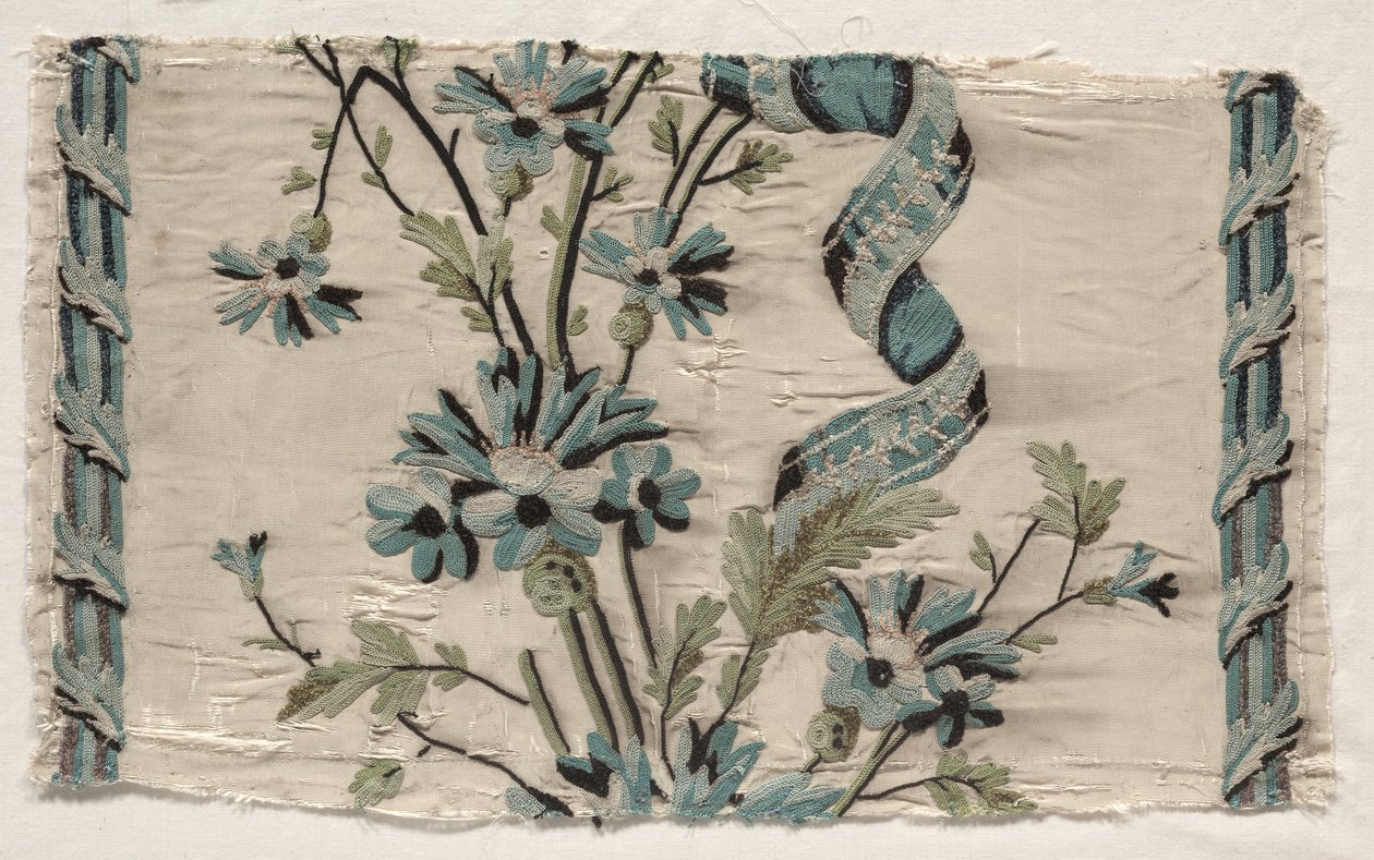 Två stycken broderier, 1723-1774. av Philippe de Lasalle