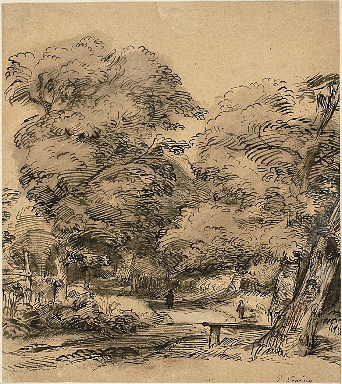 En stig i skogen av Philips de Koninck