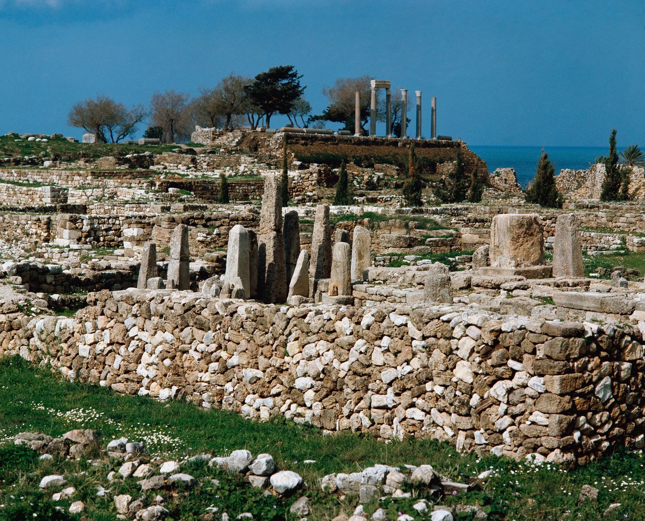 Obeliskernas tempel av Phoenician Phoenician