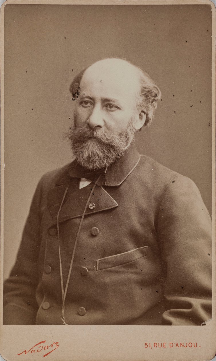 Porträtt av Octave Feuillet 1821-1890. av Photo studio Nadar.