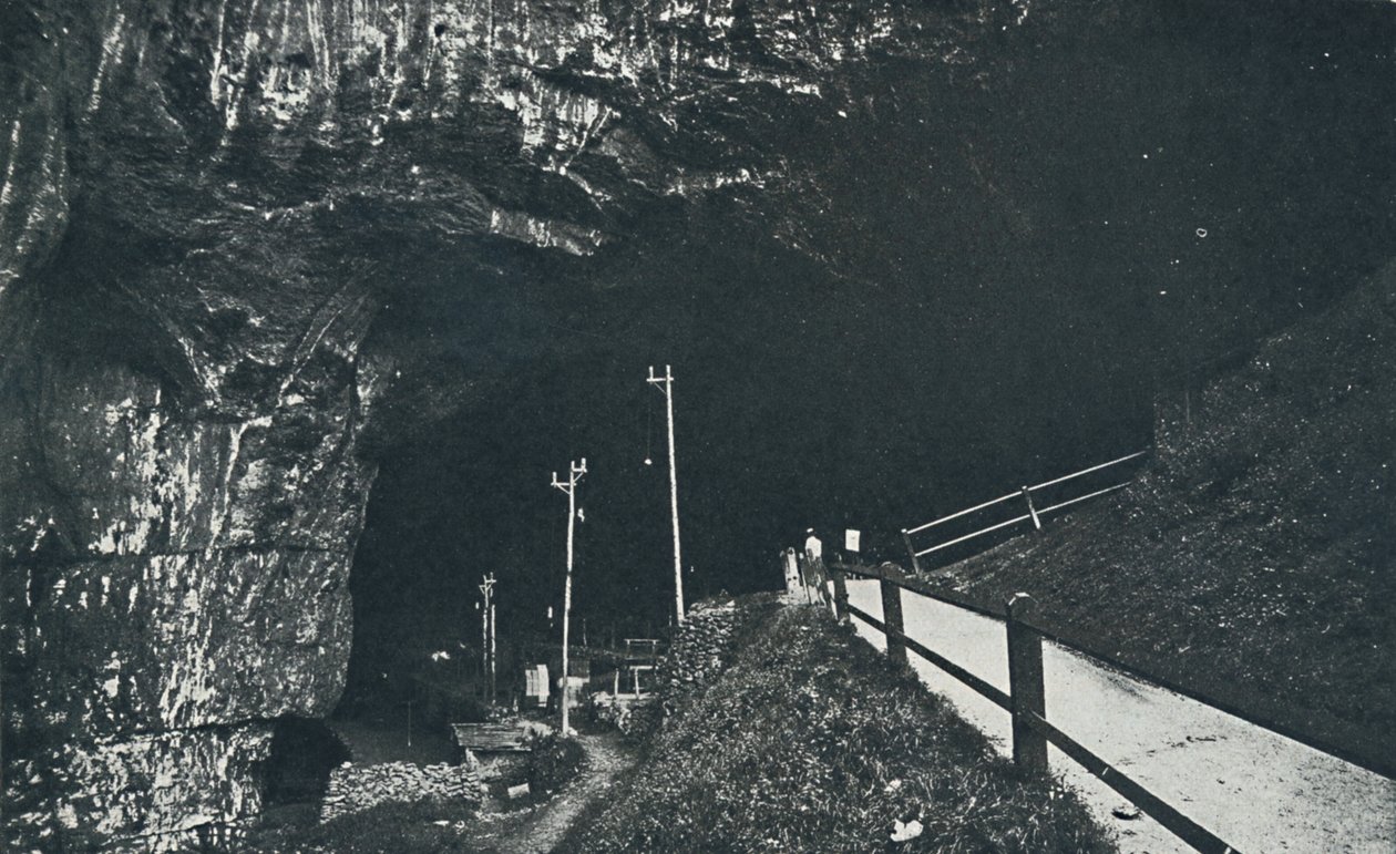 Peak Cavern, 1910 av Photochrom Co Ltd of London