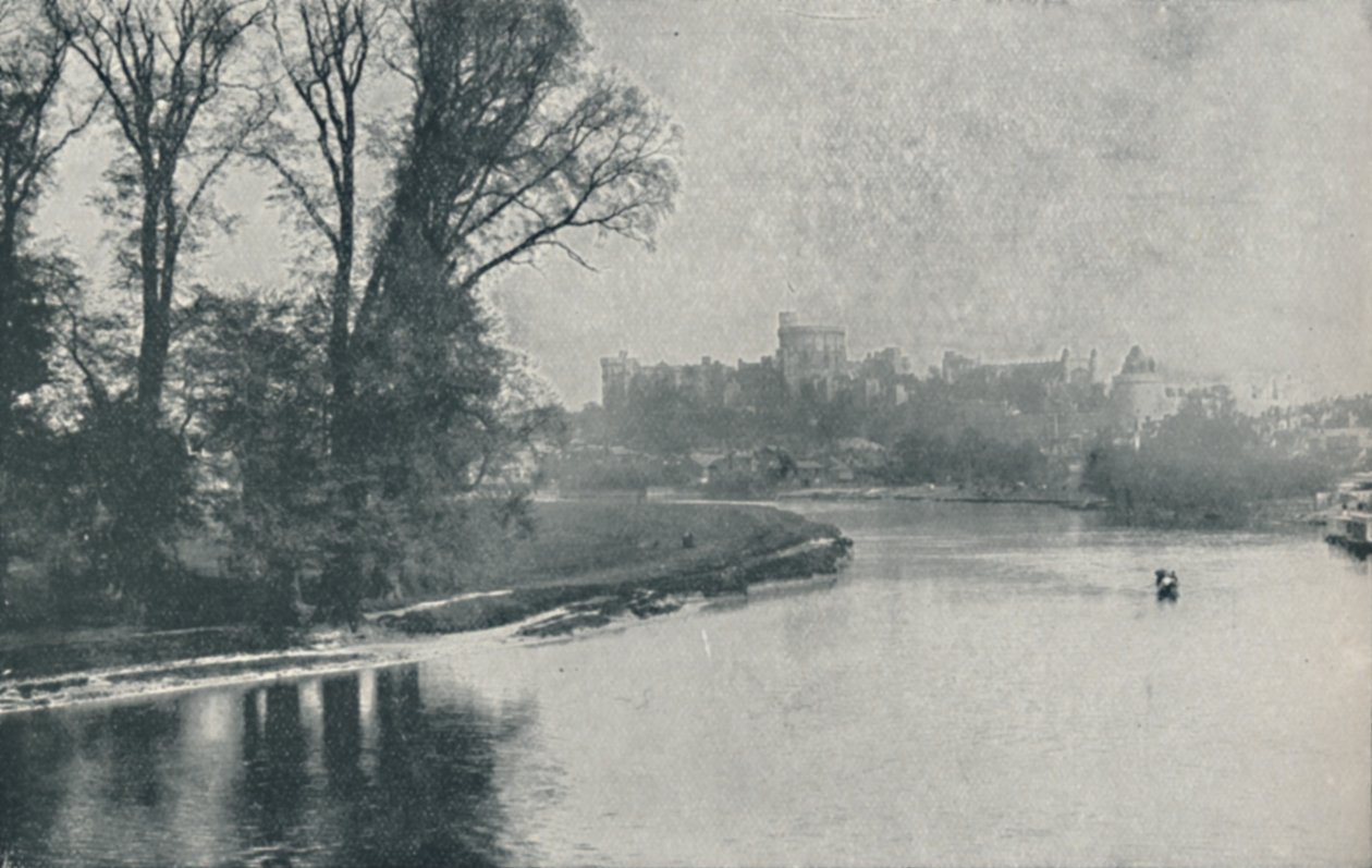 Windsor Castle, 1910 av Photochrom Co Ltd of London