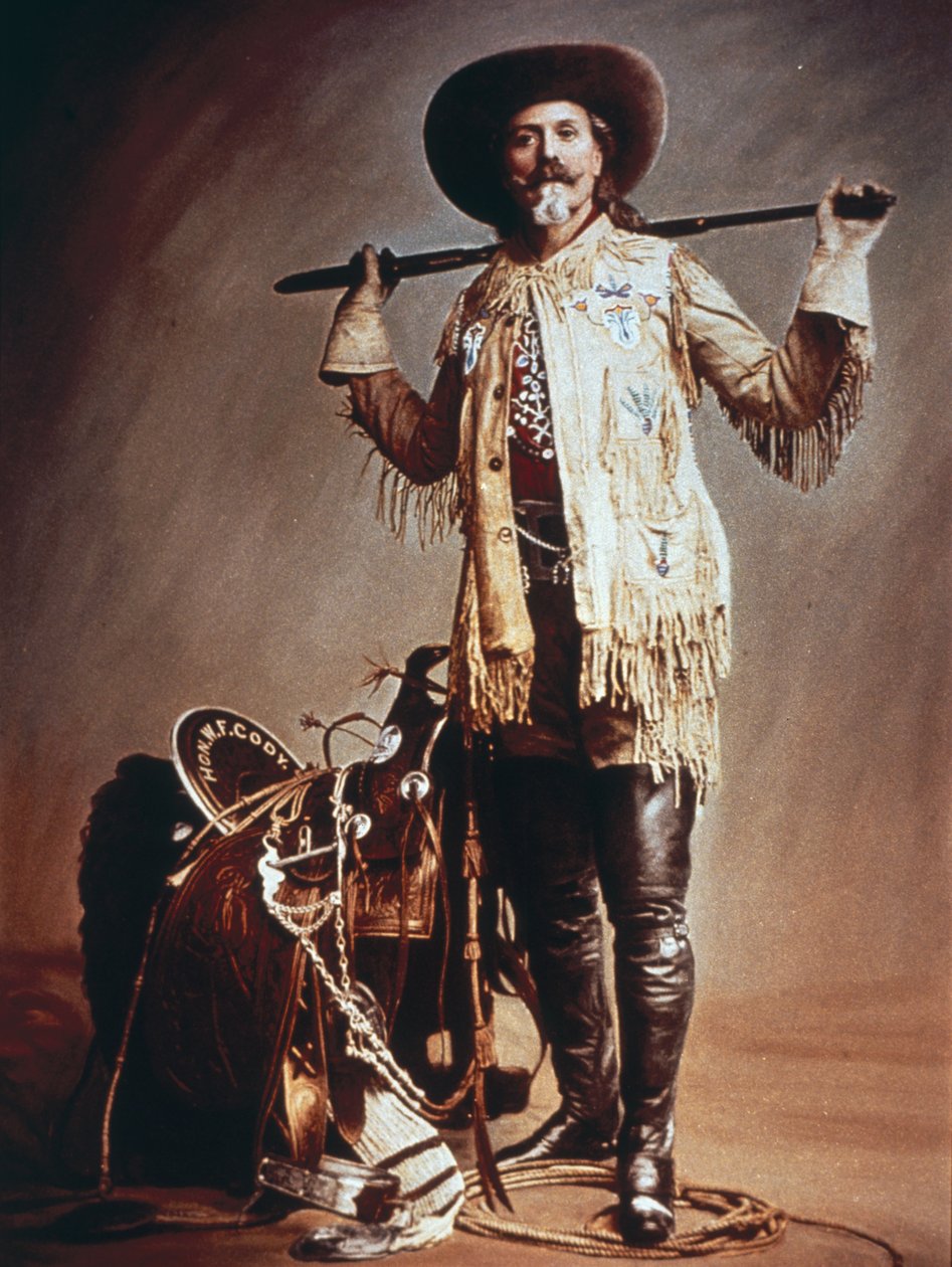 Buffalo Bill Cody (1846-1917) (foto) av Photographer American