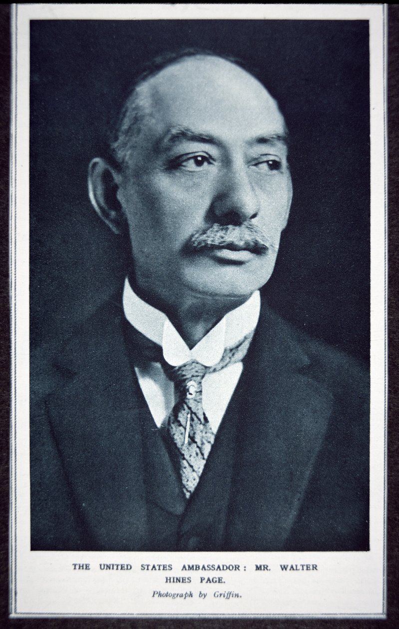 Walter Hines Page (1855-1918) (s/v foto) av Photographer American
