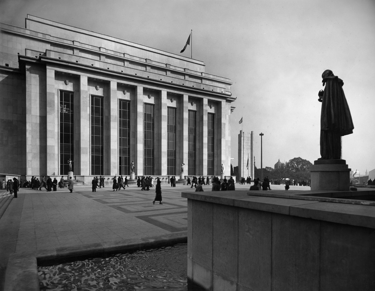 Trocadero Esplanade i Paris av Photographer French