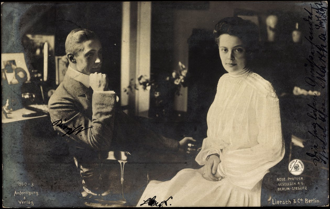 Hertiginnan Cecilie med Vilhelm av Preussen av Photographer German