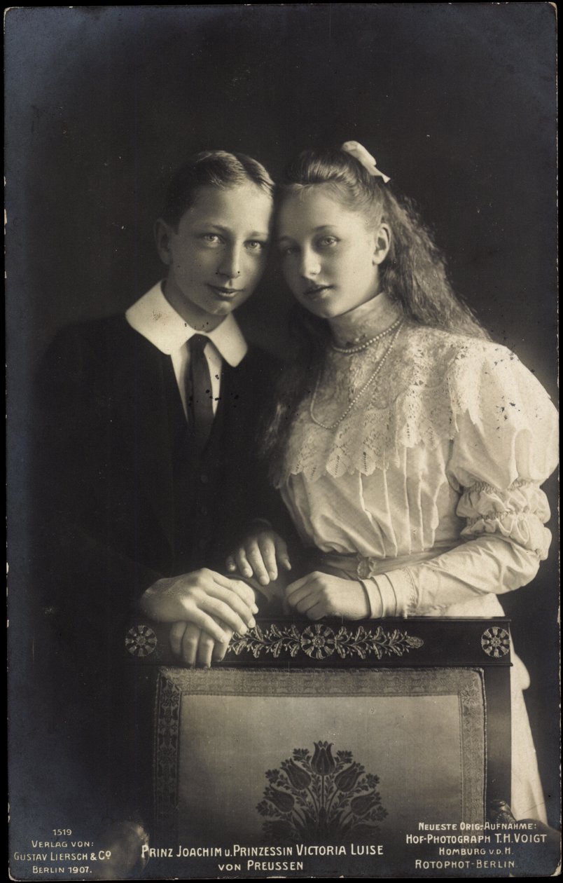 Prins Joachim och prinsessan Victoria Luise av Photographer German
