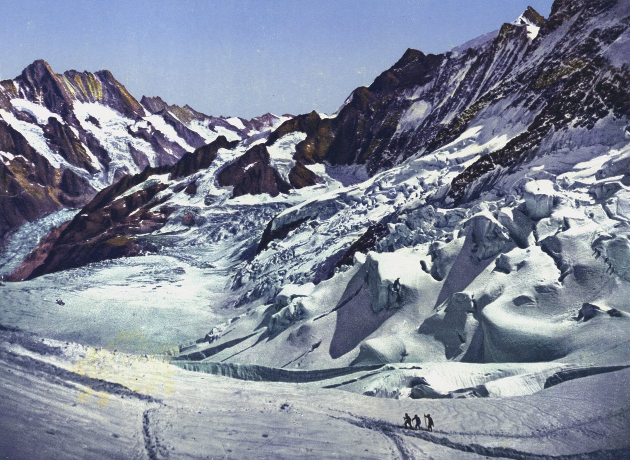 Jungfrau Railway, vid stationen Eismeer (foto) av Photographer Swiss