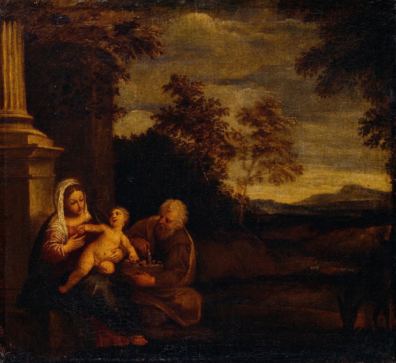 Rest on the Flight av Pier Francesco Mola