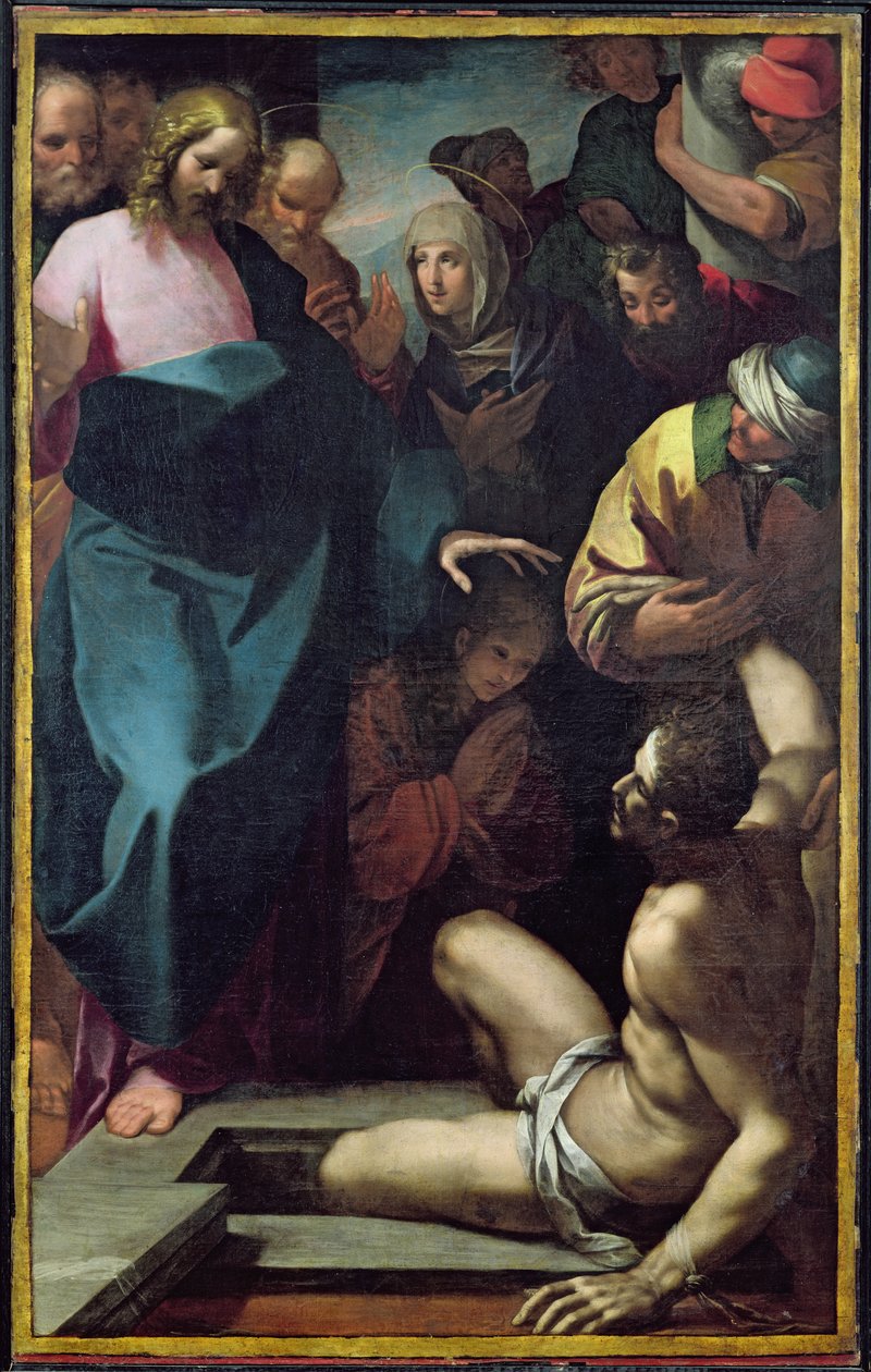 Lasarus uppståndelse av Pier Francesco Morazzone