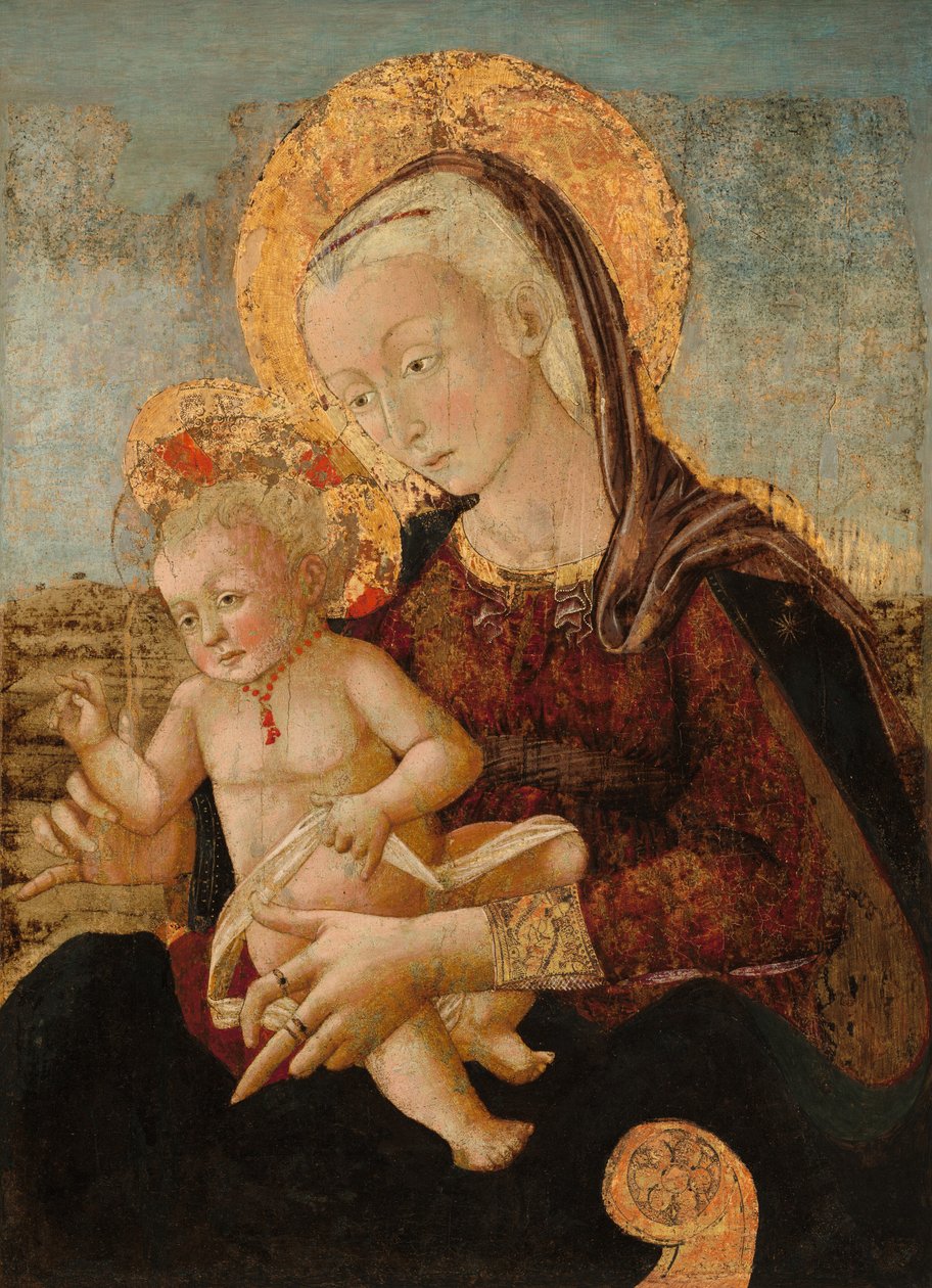 Madonna och barn, ca. 1475. av Pier Francesco Fiorentino