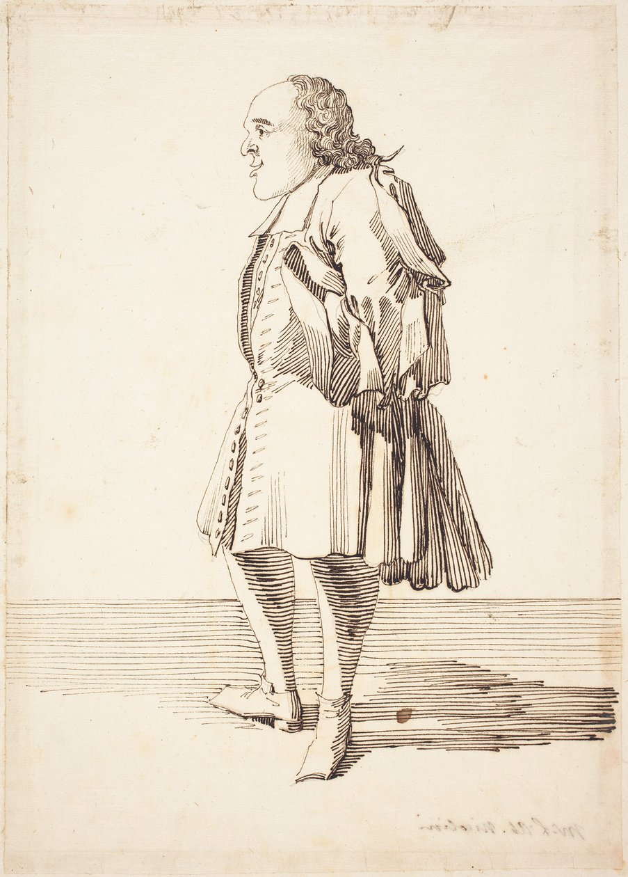 Abbot Antonio Niccolini av Pier Leone Ghezzi