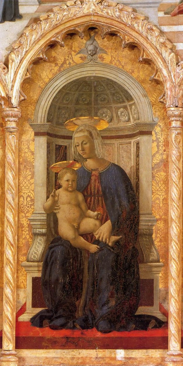 Polyptych of St Anthony: Madonna and Child av Piero della Francesca