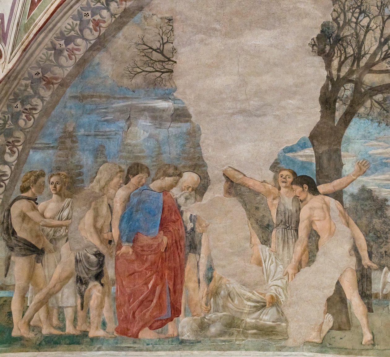 Adams död (detalj) av Piero della Francesca