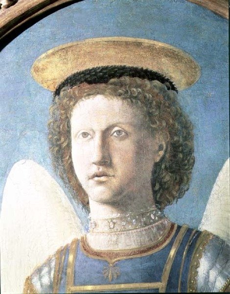 St. Michael (detalj) av Piero della Francesca