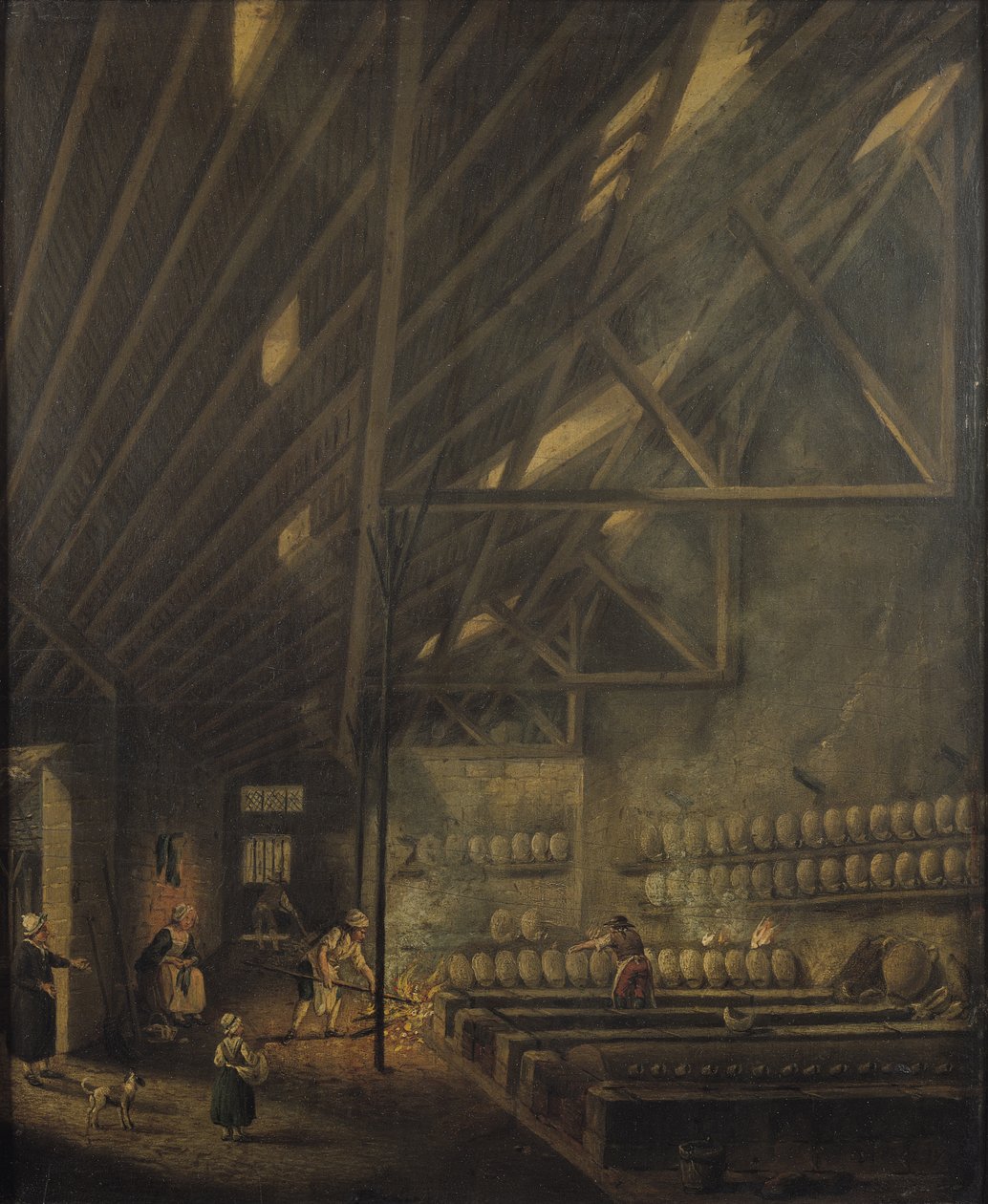 Inredning av en verkstad, 1777 av Pierre Antoine Demachy