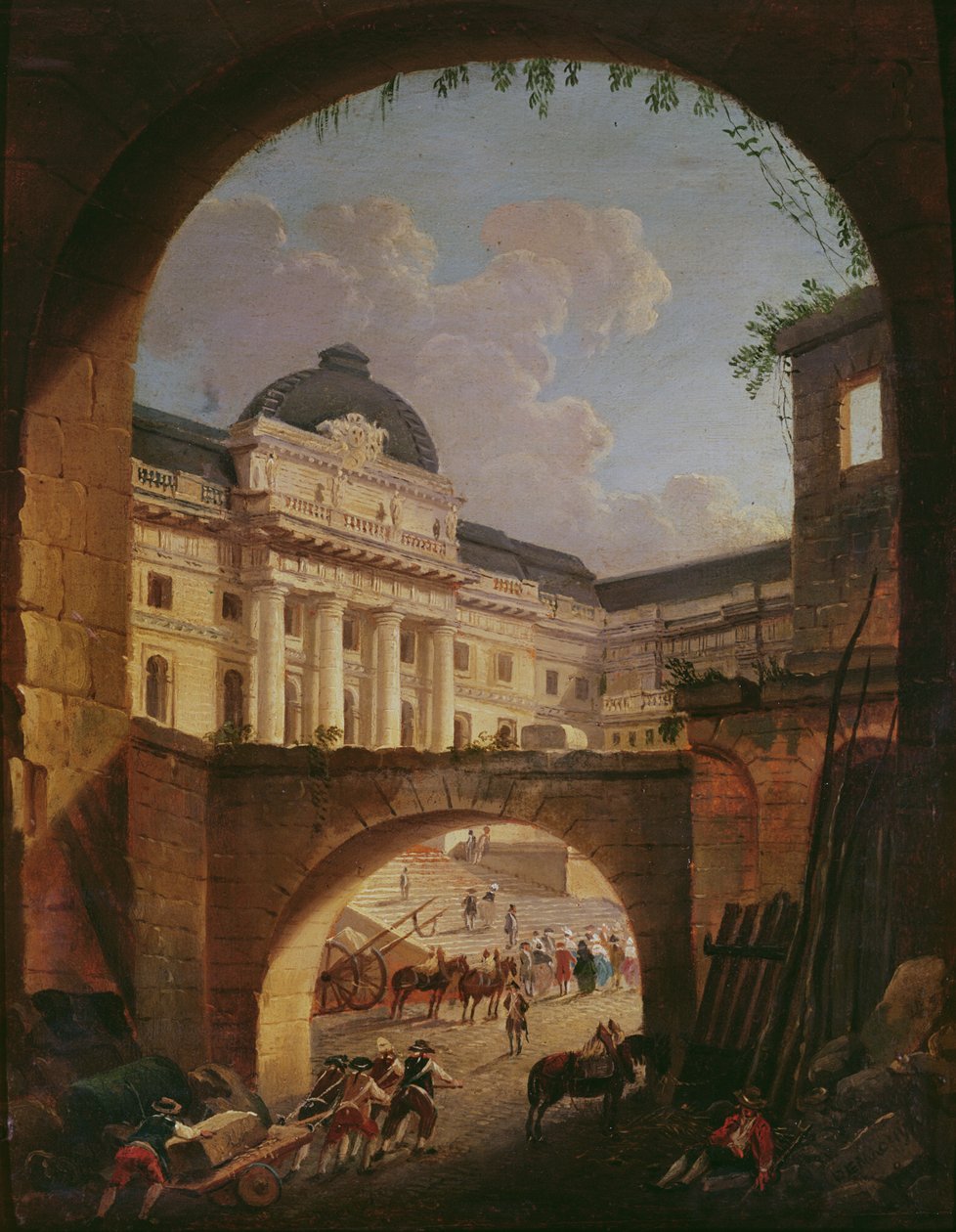 Palais de Justice, Paris, av Pierre Antoine Demachy