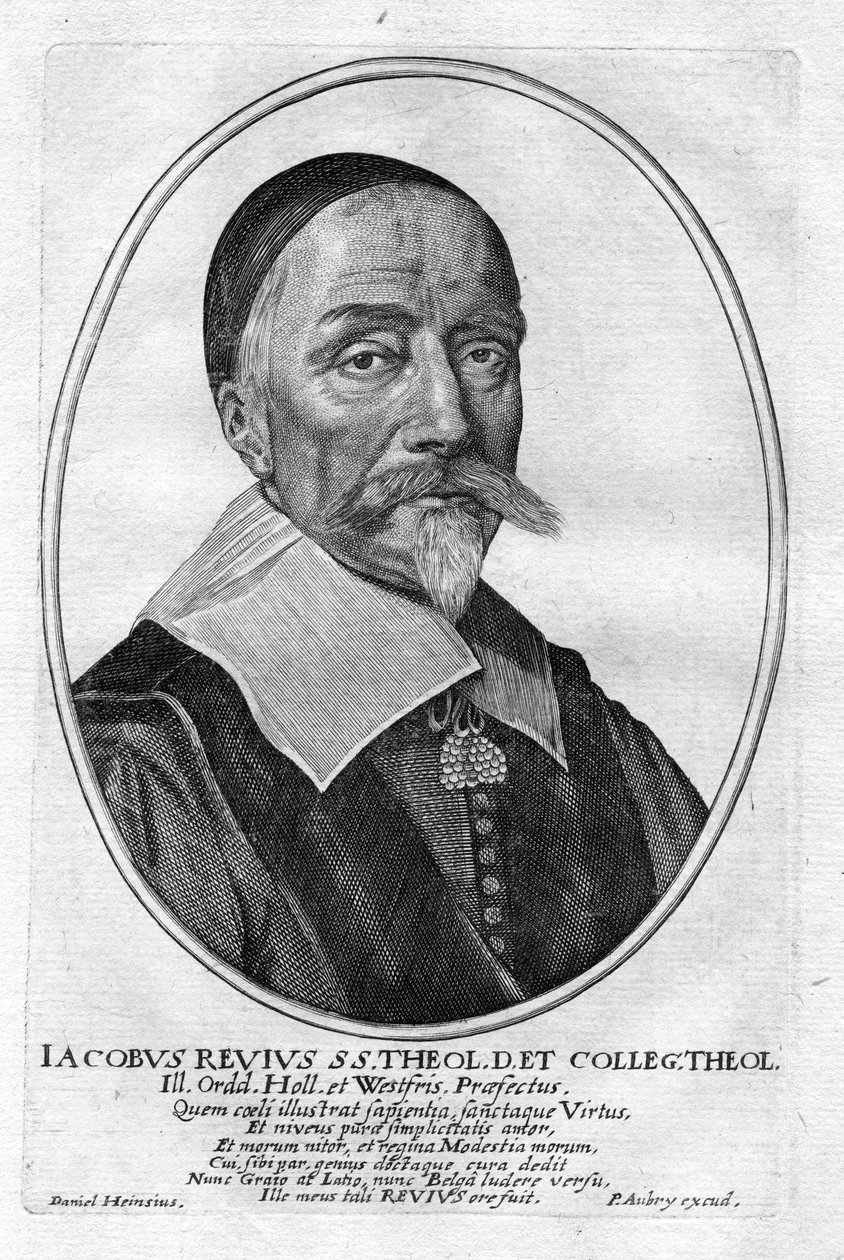 graverat porträtt av Pierre Aubry