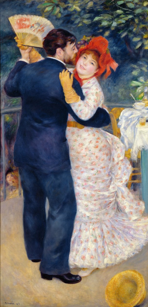 En dans på landet, 1883 av Pierre Auguste Renoir