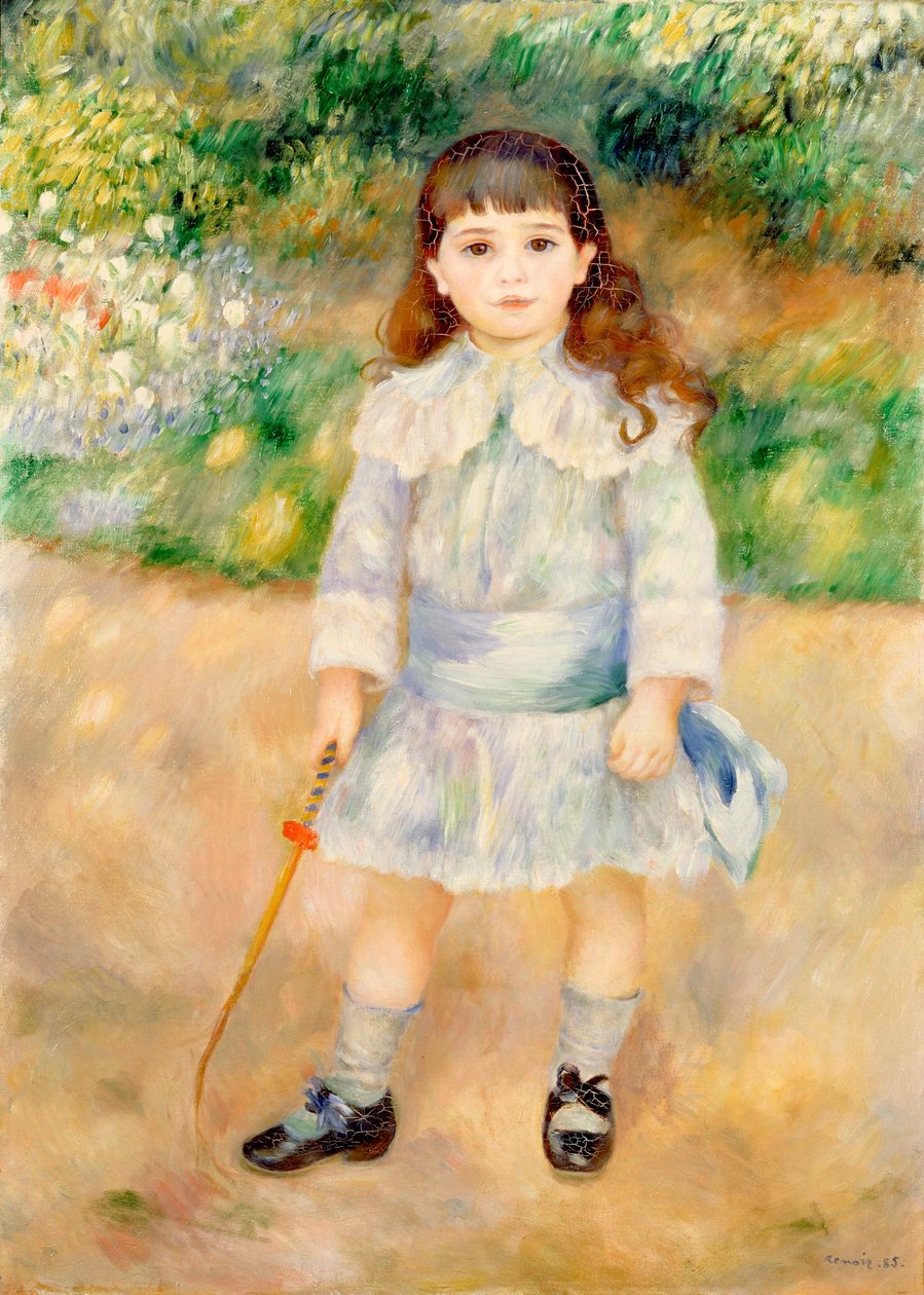 A girl with a Whip av Pierre Auguste Renoir