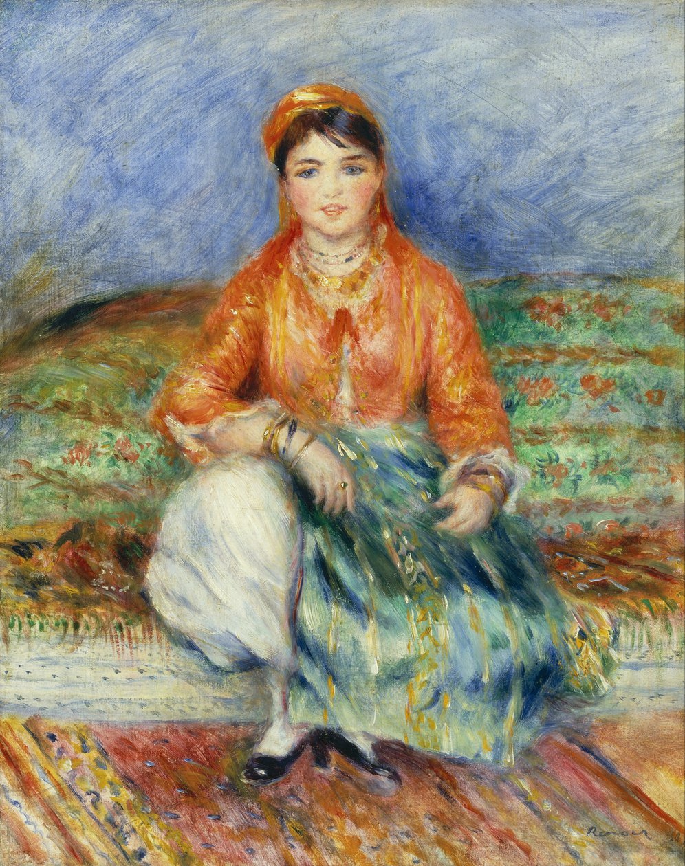Algerisk flicka av Pierre Auguste Renoir
