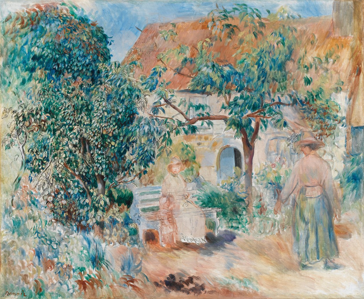 I trädgården i Bretagne av Pierre Auguste Renoir