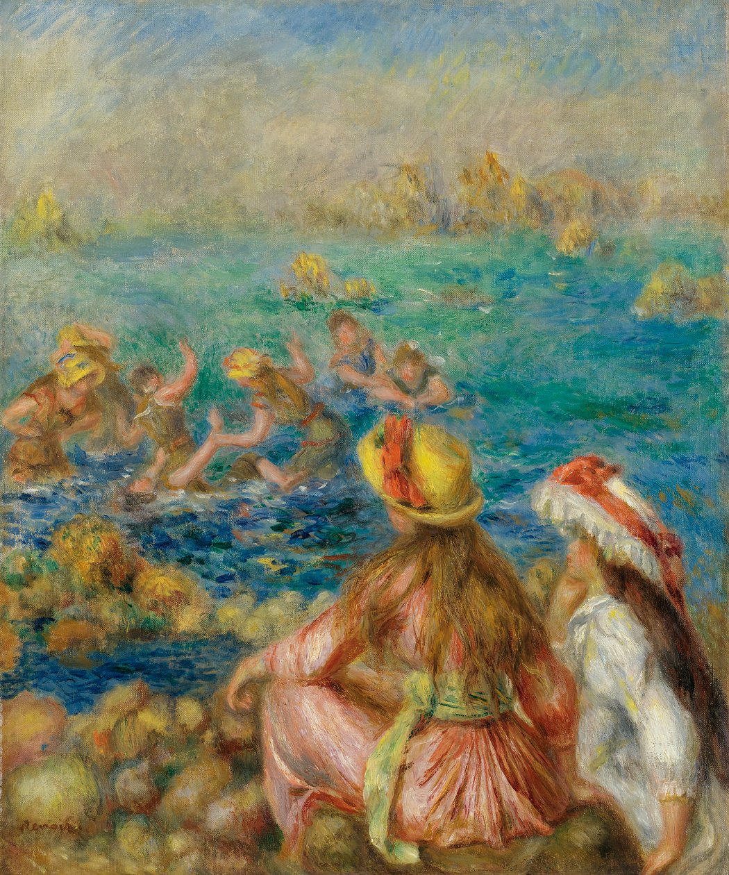 Badande av Pierre Auguste Renoir