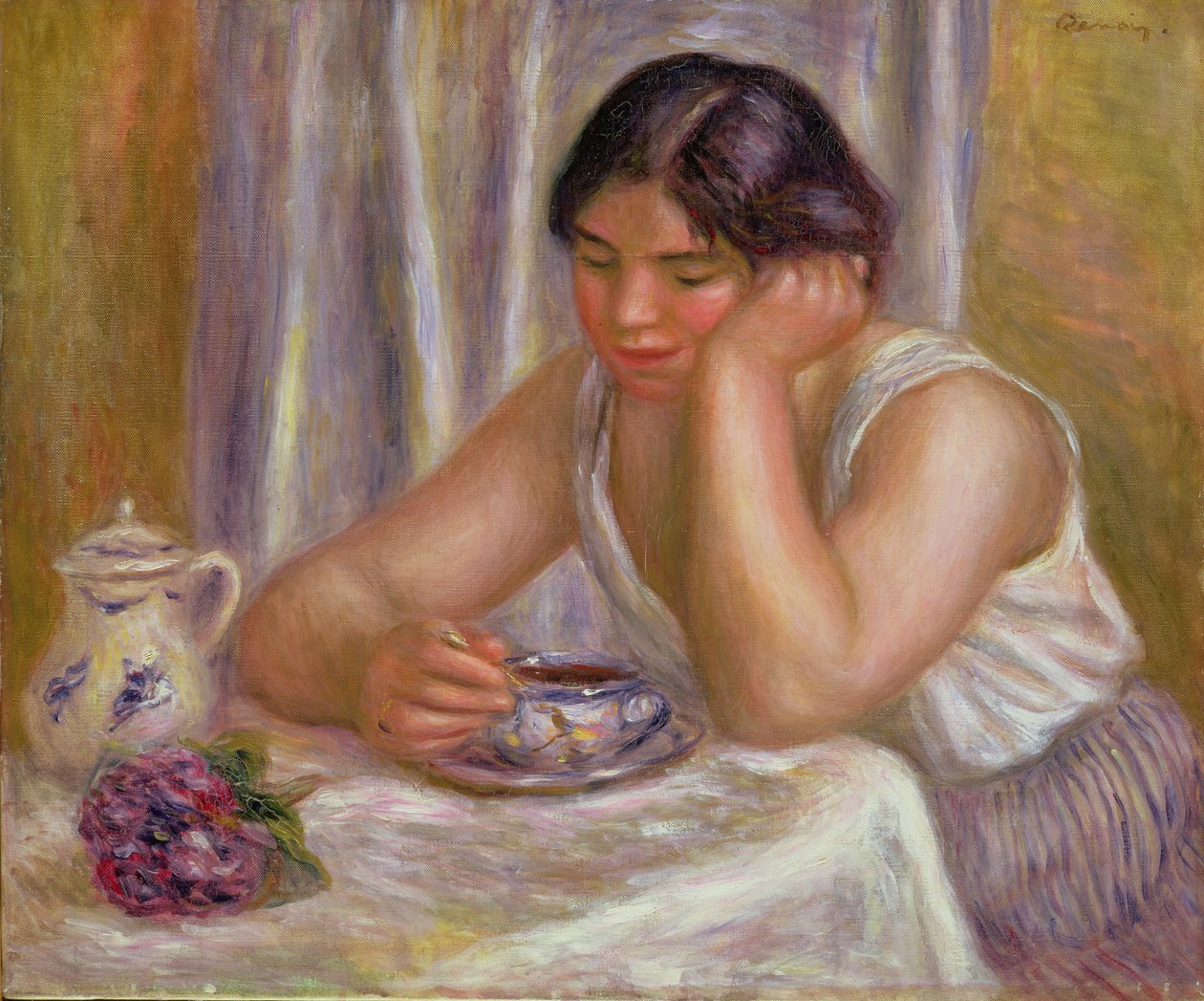 Kopp choklad av Pierre Auguste Renoir
