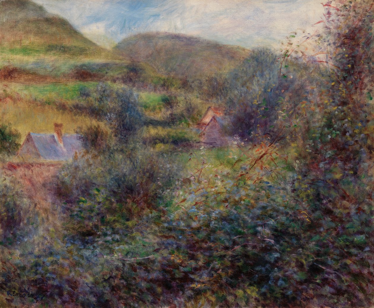 Environs av Berneval av Pierre Auguste Renoir