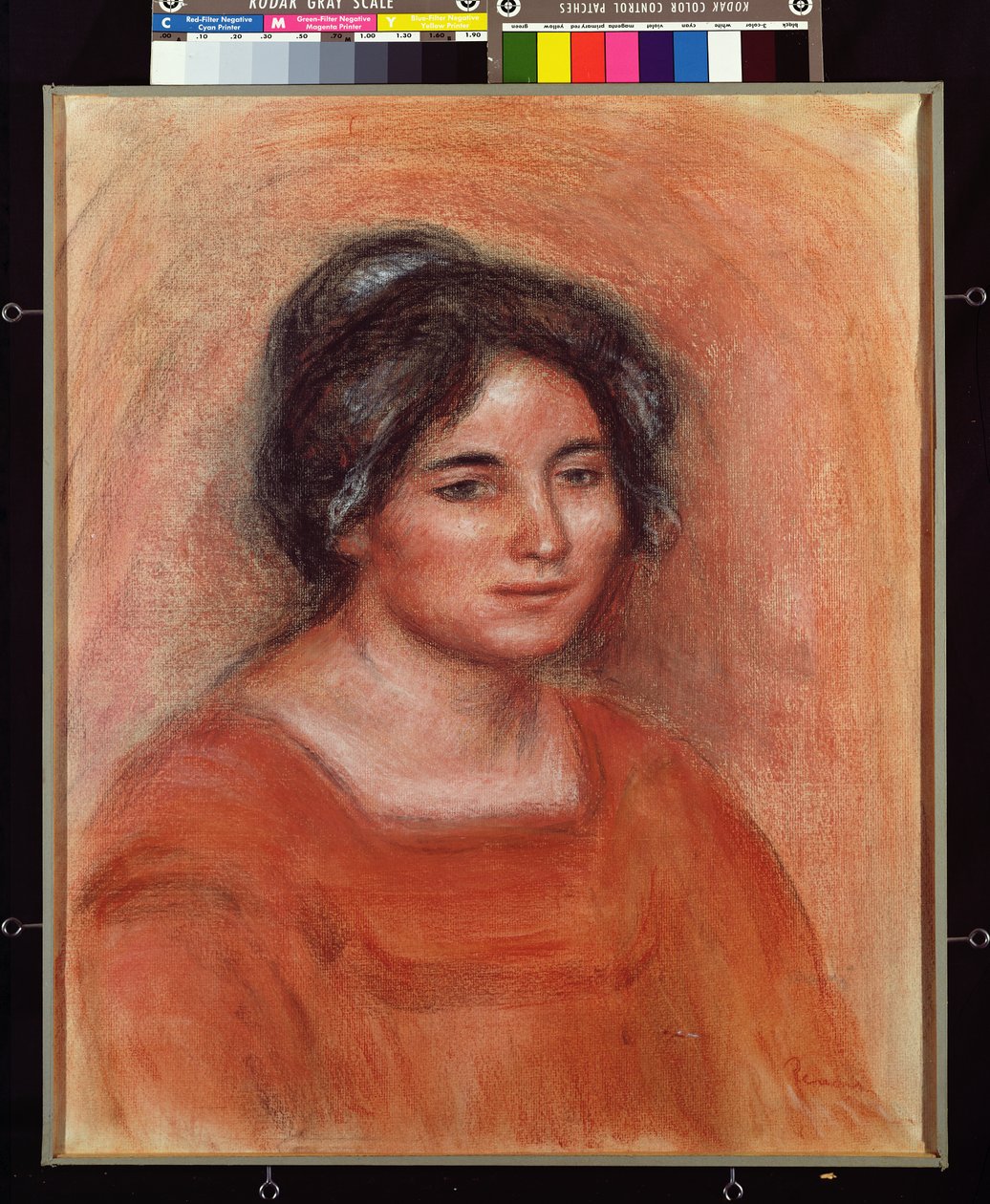 Gabrielle (pastell på papper) av Pierre Auguste Renoir