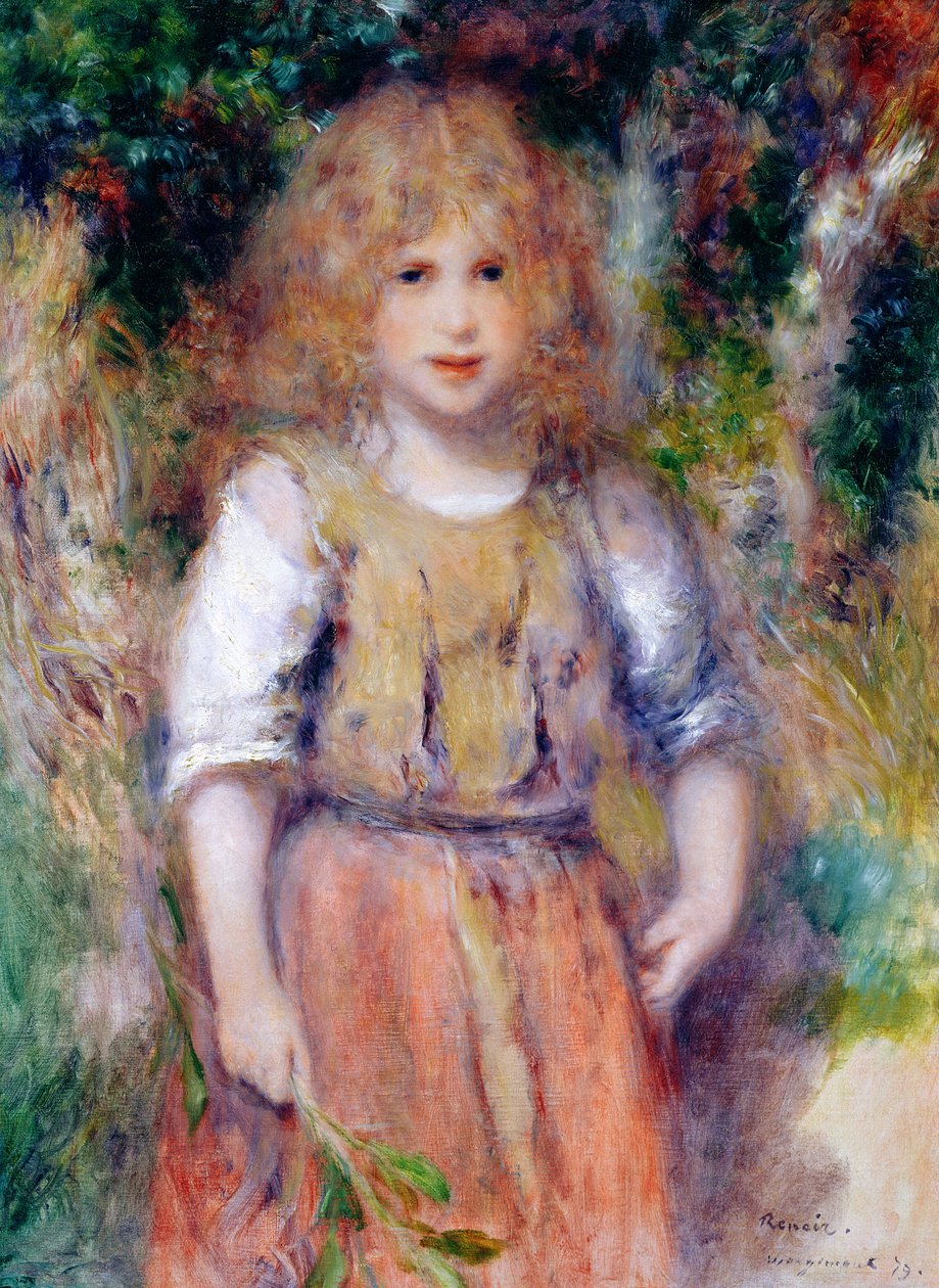 Gypsy Girl, 1879 av Pierre Auguste Renoir