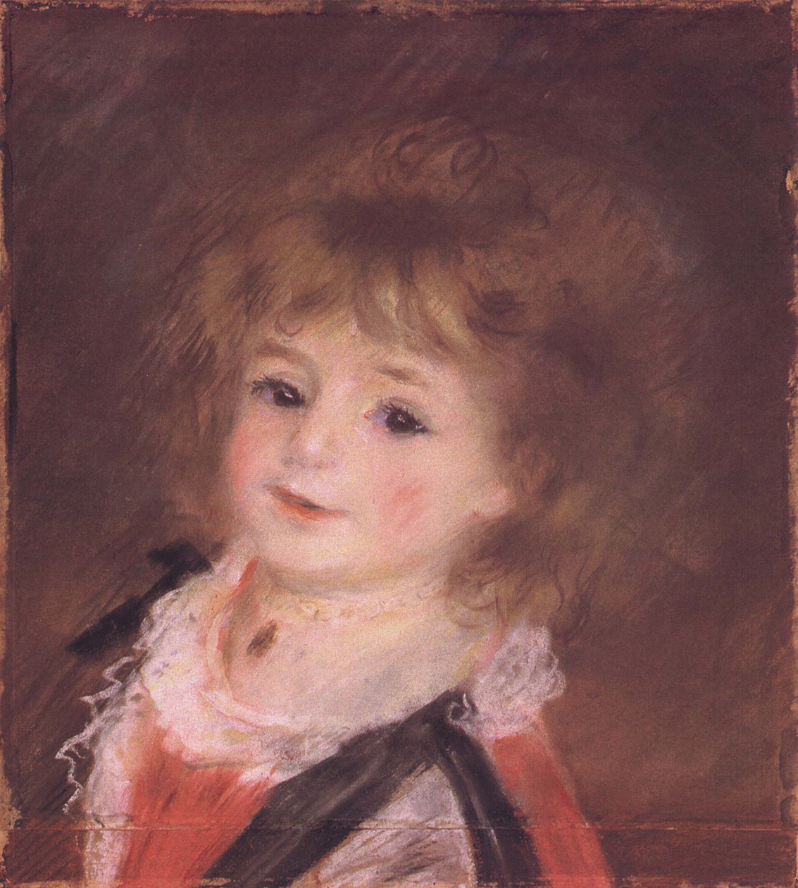 Ett barns huvud av Pierre Auguste Renoir