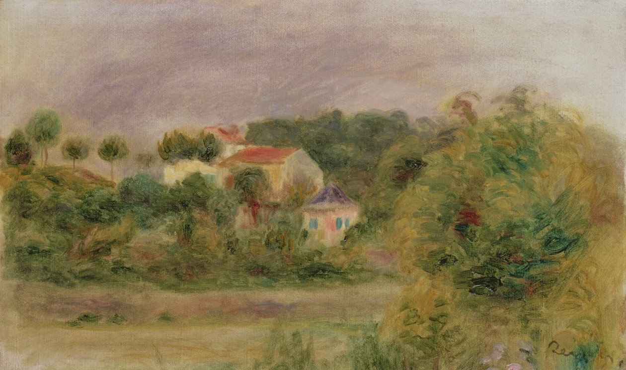 Hus i parken av Pierre Auguste Renoir