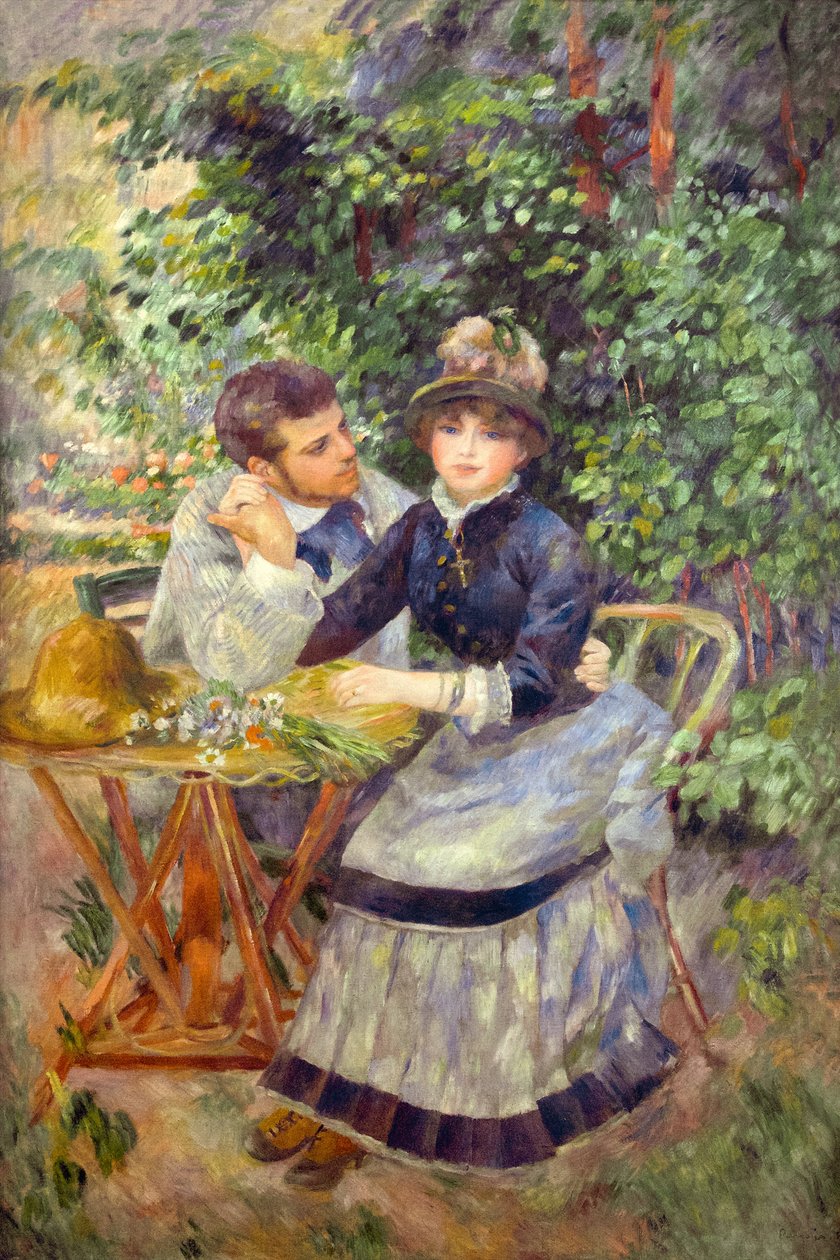 I trädgården, 1885 av Pierre Auguste Renoir