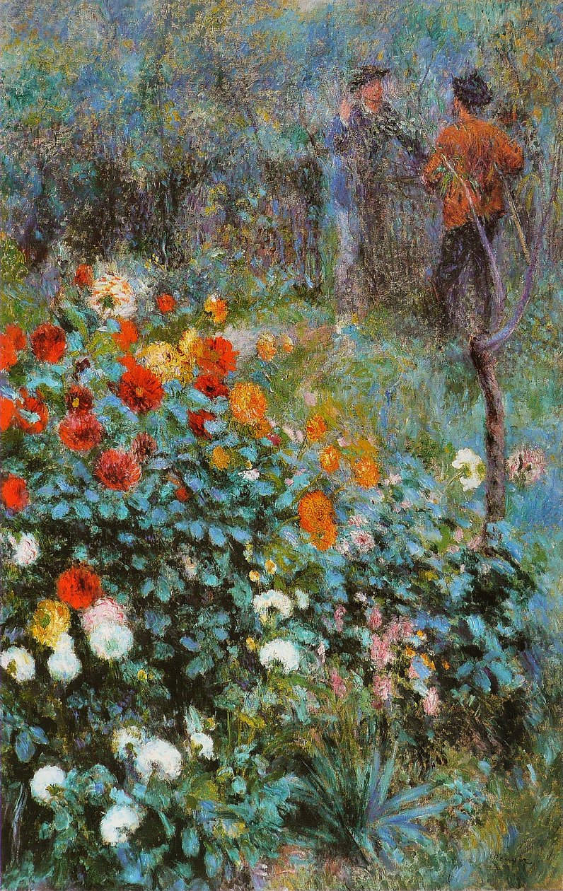 Cortot Street Garden av Pierre Auguste Renoir