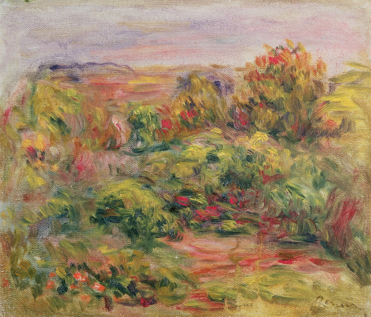 Landskap av Pierre Auguste Renoir