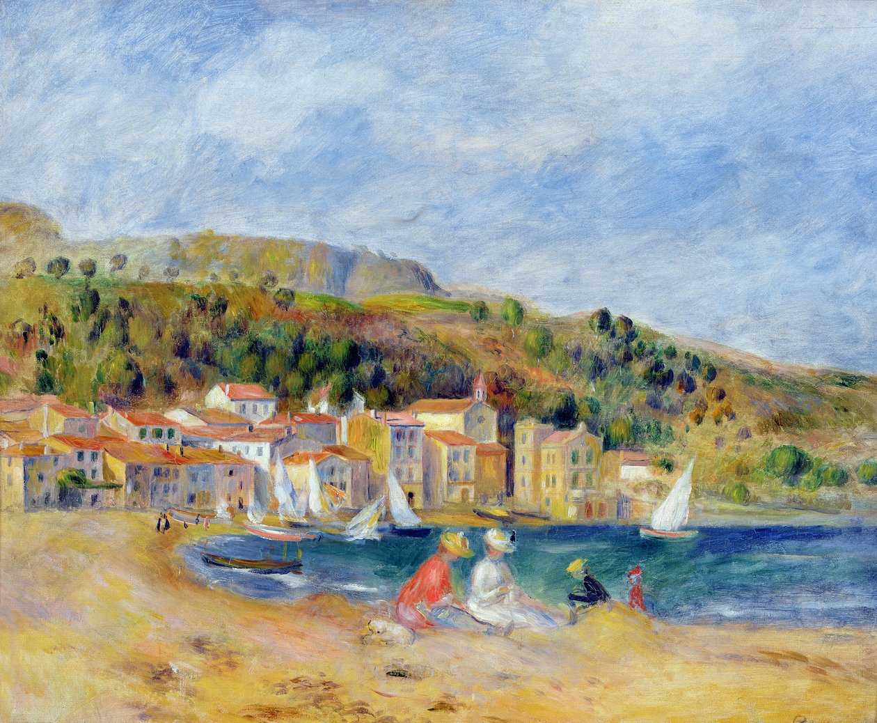 Le Lavandou av Pierre Auguste Renoir