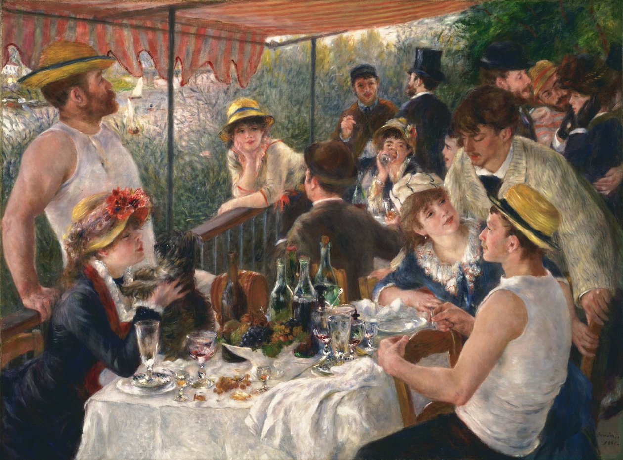 Luncheon of the Boating Party av Pierre Auguste Renoir